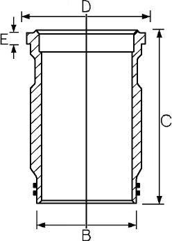 Wilmink Group WG1188255 - Гільза циліндра autocars.com.ua