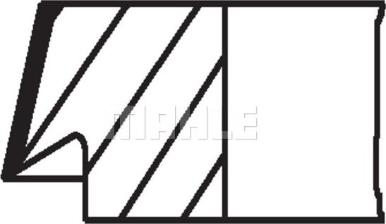 Wilmink Group WG1211860 - Комплект поршневих кілець autocars.com.ua