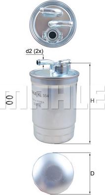 Wilmink Group WG1215055 - Топливный фильтр autodnr.net