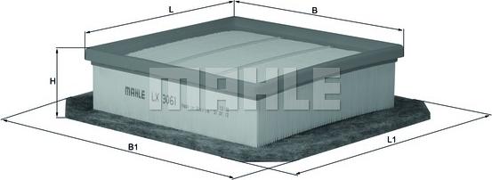 Wilmink Group WG1216394 - Повітряний фільтр autocars.com.ua