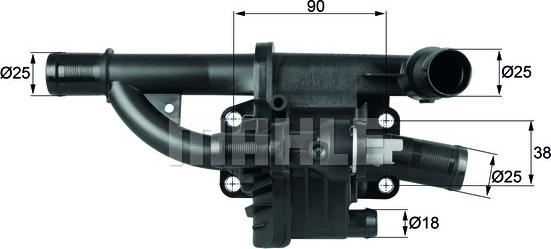 Wilmink Group WG1217531 - Термостат, охлаждающая жидкость autodnr.net