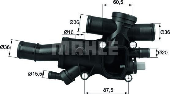 Wilmink Group WG1217535 - Термостат, охлаждающая жидкость autodnr.net