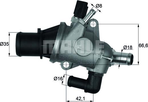 Wilmink Group WG1217610 - Термостат, охлаждающая жидкость autodnr.net