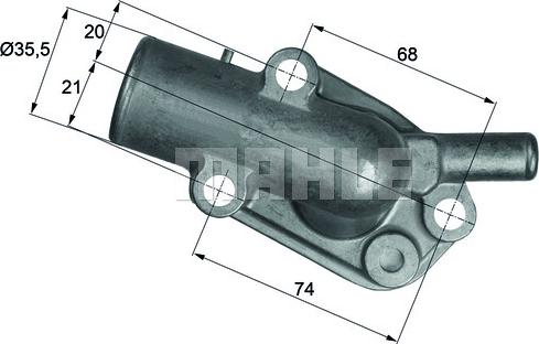 Wilmink Group WG1217627 - Термостат, охолоджуюча рідина autocars.com.ua