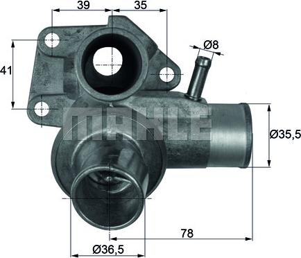 Wilmink Group WG1217702 - Термостат, охолоджуюча рідина autocars.com.ua