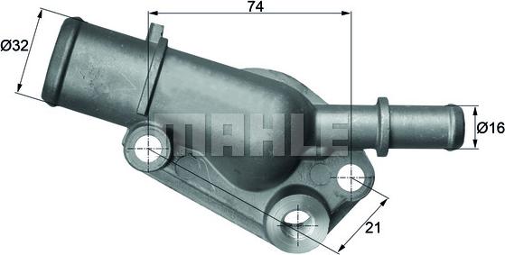 Wilmink Group WG1217727 - Термостат, охолоджуюча рідина autocars.com.ua