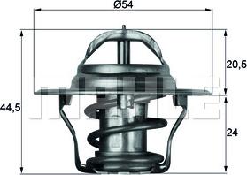 Wilmink Group WG1217959 - Термостат, охлаждающая жидкость autodnr.net