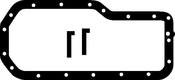 Wilmink Group WG1219909 - Прокладка, масляна ванна autocars.com.ua