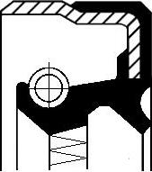 Wilmink Group WG1220319 - Ущільнююче кільце, сальник, маточина колеса autocars.com.ua