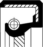 Wilmink Group WG1222363 - Ущільнене кільце, розподільний вал autocars.com.ua