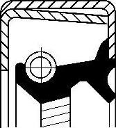 Wilmink Group WG1223332 - Ущільнене кільце валу, автоматична коробка передач autocars.com.ua