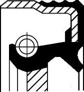 Wilmink Group WG1223374 - Ущільнене кільце, проміжний вал autocars.com.ua