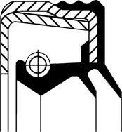 Wilmink Group WG1223406 - Ущільнююче кільце, сальник, маточина колеса autocars.com.ua