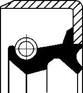 Wilmink Group WG1224797 - Ущільнююче кільце, сальник, маточина колеса autocars.com.ua