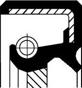 Wilmink Group WG1225585 - Ущільнене кільце, колінчастий вал autocars.com.ua