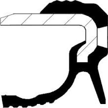 Wilmink Group WG1226037 - Ущільнене кільце, колінчастий вал autocars.com.ua