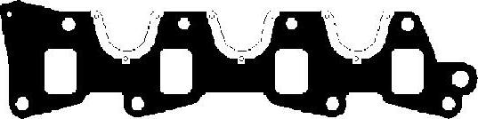 Wilmink Group WG1232411 - Прокладка, випускний колектор autocars.com.ua