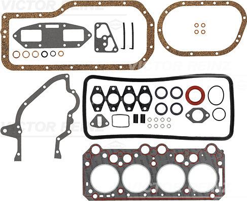 Wilmink Group WG1238599 - Комплект прокладок, двигун autocars.com.ua