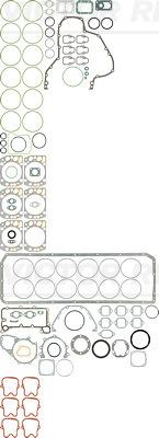 Wilmink Group WG1238660 - Комплект прокладок, двигун autocars.com.ua