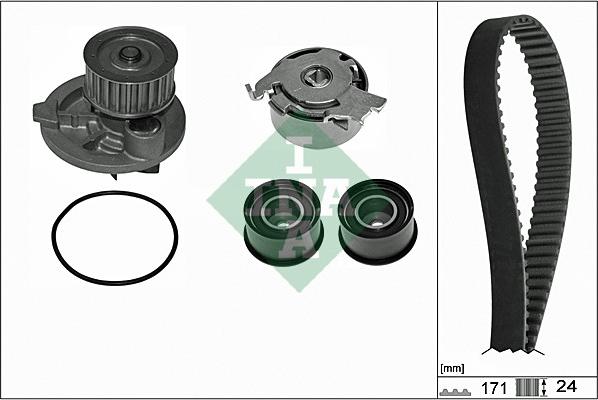 Wilmink Group WG1251661 - Водяний насос + комплект зубчатого ременя autocars.com.ua