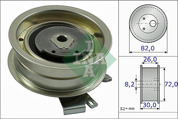 Wilmink Group WG1252217 - Натяжна ролик, ремінь ГРМ autocars.com.ua