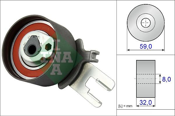 Wilmink Group WG1252655 - Натяжна ролик, ремінь ГРМ autocars.com.ua