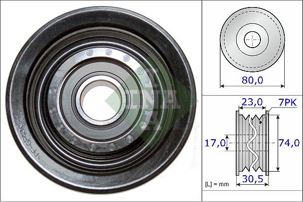 Wilmink Group WG1253083 - Направляющий ролик, поликлиновый ремень autodnr.net