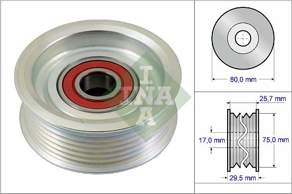 Wilmink Group WG1253089 - Направляющий ролик, поликлиновый ремень autodnr.net