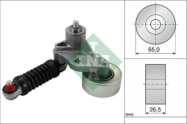 Wilmink Group WG1253289 - Натягувач ременя, клинові зуб. autocars.com.ua