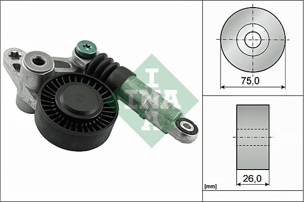 Wilmink Group WG1253514 - Натягувач ременя, клинові зуб. autocars.com.ua