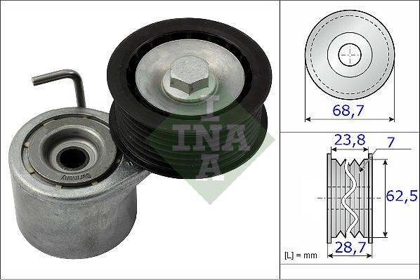 Wilmink Group WG1253572 - Натяжитель, поликлиновый ремень autodnr.net