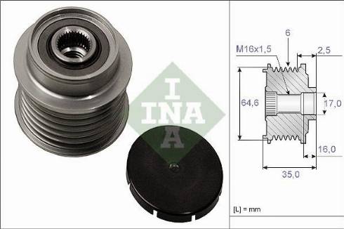 Wilmink Group WG1253589 - Шкив генератора, муфта autodnr.net