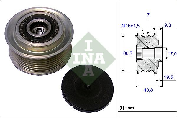 Wilmink Group WG1253655 - Шкив генератора, муфта autodnr.net