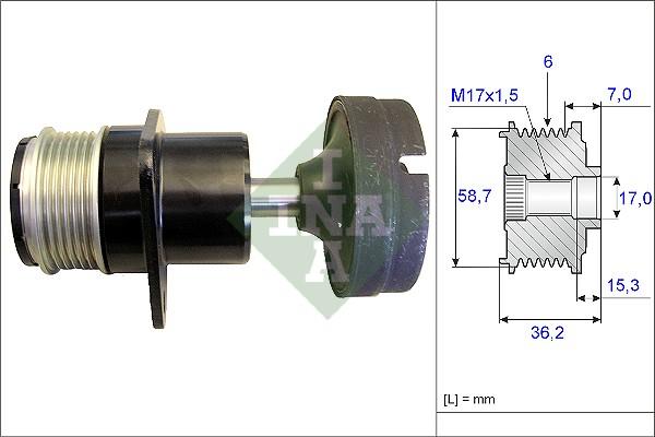 Wilmink Group WG1253731 - Шкив генератора, муфта autodnr.net