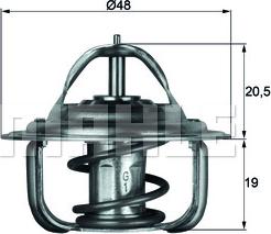 Wilmink Group WG1261784 - Термостат, охлаждающая жидкость autodnr.net