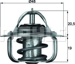 Wilmink Group WG1261797 - Термостат, охлаждающая жидкость autodnr.net