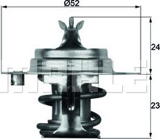 Wilmink Group WG1261803 - Термостат, охлаждающая жидкость autodnr.net