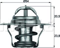 Wilmink Group WG1261827 - Термостат, охлаждающая жидкость autodnr.net