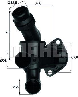 Wilmink Group WG1261837 - Термостат, охолоджуюча рідина autocars.com.ua