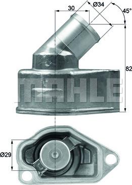 Wilmink Group WG1261843 - Термостат, охлаждающая жидкость autodnr.net