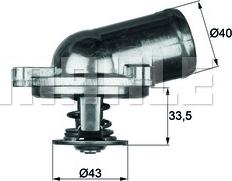 Wilmink Group WG1262777 - Термостат, охолоджуюча рідина autocars.com.ua