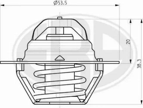 Wilmink Group WG1492717 - Термостат, охлаждающая жидкость autodnr.net