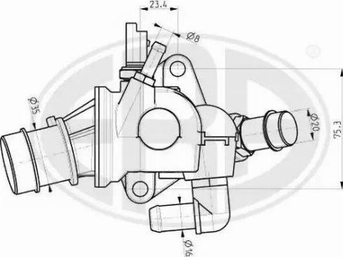 Wilmink Group WG1492783 - Термостат, охолоджуюча рідина autocars.com.ua