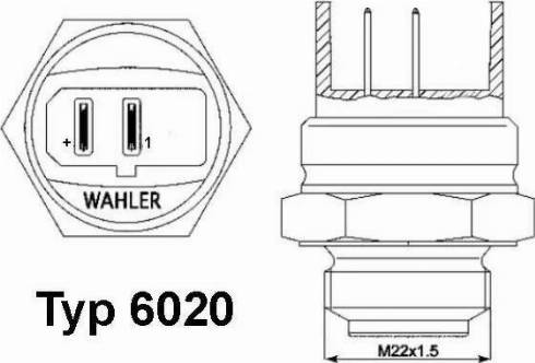 Wilmink Group WG1700177 - Термовимикач, вентилятор радіатора / кондиціонера autocars.com.ua
