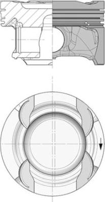 Wilmink Group WG1700580 - Поршень autocars.com.ua