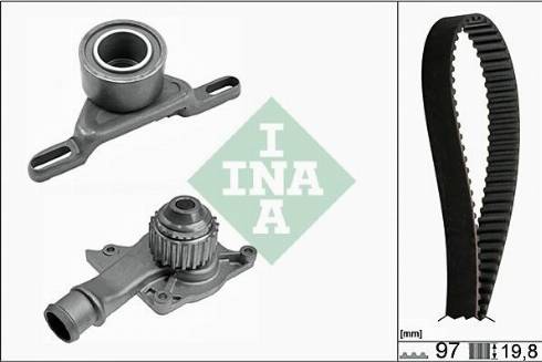 Wilmink Group WG1710003 - Водяний насос + комплект зубчатого ременя autocars.com.ua