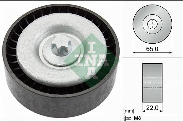 Wilmink Group WG1710122 - Направляющий ролик, поликлиновый ремень autodnr.net