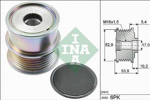 Wilmink Group WG1710209 - Шкив генератора, муфта autodnr.net