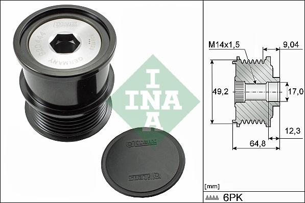 Wilmink Group WG1710214 - Шкив генератора, муфта autodnr.net