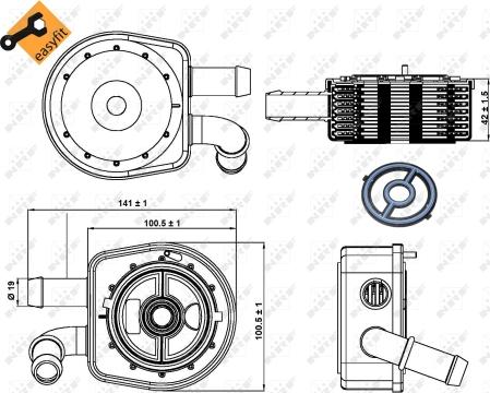 Wilmink Group WG1720038 - Масляний радіатор, рухове масло autocars.com.ua